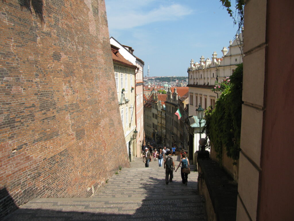 Prag, Aufstieg zur Burg